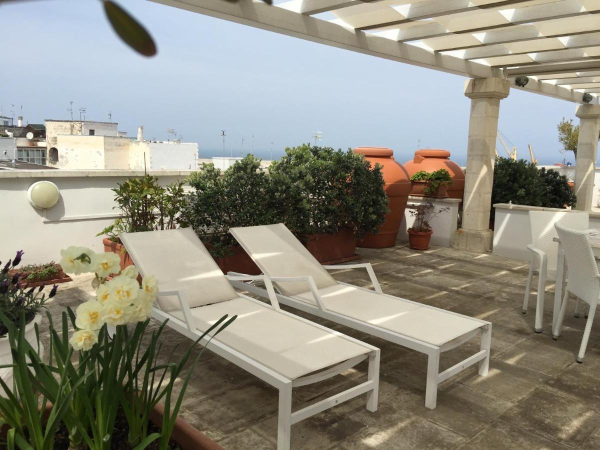 Palazzo Dei Gesuiti Appartamento Con Terrazza Privata Monopoli Buitenkant foto